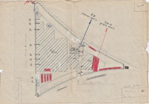 Bombardamenti aerei. Censimento edifici danneggiati o distrutti. ASCT Fondo danni di guerra inv. 1572 cart. 32 fasc. 31 A. © Archivio Storico della Città di Torino