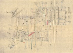 Bombardamenti aerei. Censimento edifici danneggiati o distrutti. ASCT Fondo danni di guerra inv. 1686 cart. 35 fasc. 73. © Archivio Storico della Città di Torino