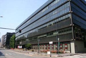 Edificio uffici direzionali di Unicredit. Fotografia di Nicole Mulassano, 2015 © Archivio Storico della Città di Torino.