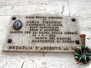 Lapide dedicata a Pizzorno Carlo (1922 - 1944)