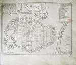 Pianta topografica della città di Torino, con i nomi delle principali isole, 1705