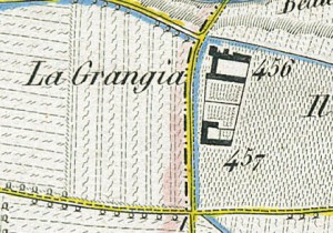 Cascina Berlia. Topografia della Città e Territorio di Torino, 1840. © Archivio Storico della Città di Torino