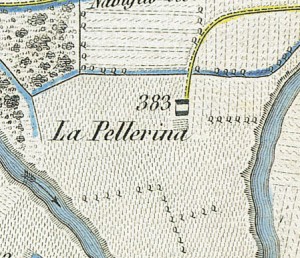 Cascina Pellerina. Topografia della Città e Territorio di Torino, 1840. © Archivio Storico della Città di Torino