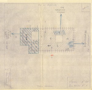 Bombardamenti aerei. Censimento edifici danneggiati o distrutti. ASCT Fondo danni di guerra inv. 181 cart. 4 fasc. 11. © Archivio Storico della Città di Torino