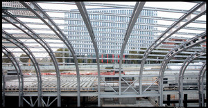 Il cantiere della stazione di Porta Susa (particolare, 2). Fotografia di Michele D’Ottavio, 2010. © MuseoTorino.