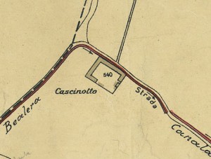 Cascina Perrone. Pianta di Torino, 1935. © Archivio Storico della Città di Torino