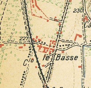 Cascina Le Basse. Istituto Geografico Militare, Pianta di Torino e dintorni, 1911, © Archivio Storico della Città di Torino