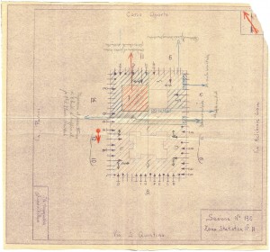 Bombardamenti aerei. Censimento edifici danneggiati o distrutti. ASCT Fondo danni di guerra inv. 135 cart. 3 fasc. 24. © Archivio Storico della Città di Torino