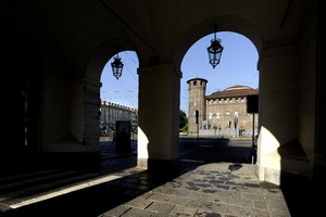 Scorcio di Castello di Porta Fibellona (Palazzo Madama, 1). Fotografia di Paolo Gonella, 2010. © MuseoTorino.