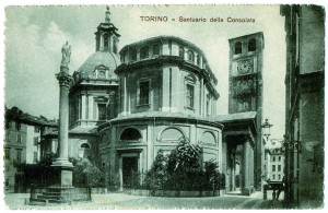 Santuario della Consolata, ante 1904, cartolina. Archivio Fabrizio Diciotti