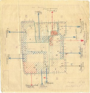 Bombardamenti aerei. Censimento edifici danneggiati o distrutti. ASCT Fondo danni di guerra inv. 62 cart. 1 fasc. 62. © Archivio Storico della Città di Torino