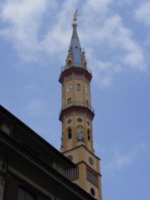Chiesa di Santa Zita, già Madonna del Suffragio. Particolare del campanile progettato da Faà Di Bruno. Fotografia L&M, 2011