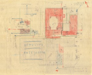 Bombardamenti aerei. Censimento edifici danneggiati o distrutti. ASCT Fondo danni di guerra inv. 119 cart. 3 fasc. 8. © Archivio Storico della Città di Torino