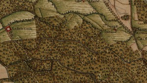 Cascina Nuova o Berta. Carta Topografica della Caccia, 1760-1766 circa. © Archivio di Stato di Torino