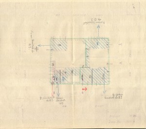 Bombardamenti aerei. Censimento edifici danneggiati o distrutti. ASCT Fondo danni di guerra inv. 295 cart. 5 fasc. 35. © Archivio Storico della Città di Torino