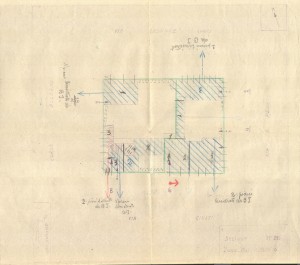 Bombardamenti aerei. Censimento edifici danneggiati o distrutti. ASCT Fondo danni di guerra inv. 295 cart. 5 fasc. 35. © Archivio Storico della Città di Torino