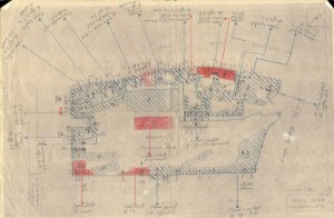 Bombardamenti aerei. Censimento edifici danneggiati o distrutti. ASCT Fondo danni di guerra inv. 470 cart. 9 fasc. 21. © Archivio Storico della Città di Torino 