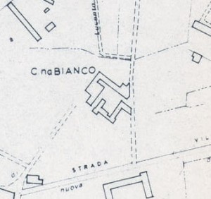 Cascina Bianco nel quartiere Vallette. Istituto Geografico Militare, Pianta di Torino, 1974. © Archivio Storico della Città di Torino