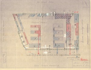 Bombardamenti aerei. Censimento edifici danneggiati o distrutti. ASCT Fondo danni di guerra inv. 762 cart. 15 fasc. 43. © Archivio Storico della Città di Torino