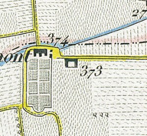 Cascina Cavaliera. Topografia della Città e Territorio di Torino, 1840. © Archivio Storico della Città di Torino