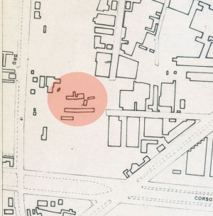 Cascina Borsello. Istituto Geografico Militare, Pianta di Torino, 1974. © Archivio Storico della Città di Torino