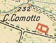 Cascina Comotto.Istituto Geografico Militare, Pianta di Torino e dintorni, 1911, © Archivio Storico della Città di Torino