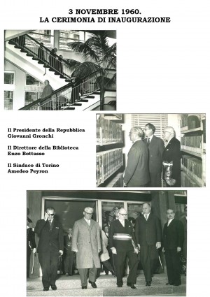 3 novembre 1960: cerimonia di inaugurazione della nuova sede della Biblioteca civica