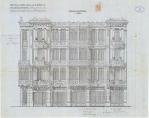 Palazzo Liberty via Vecellio, 17
