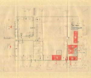 Bombardamenti aerei. Censimento edifici danneggiati o distrutti. ASCT Fondo danni di guerra inv. 292 cart. 5 fasc. 32. © Archivio Storico della Città di Torino