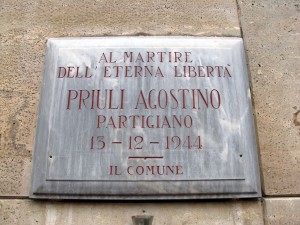 Lapide dedicata a Priuli Agostino (1919 - 1944)