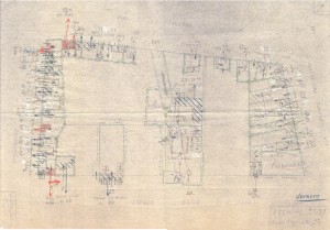 Bombardamenti aerei. Censimento edifici danneggiati o distrutti. ASCT Fondo danni di guerra inv. 2039 cart. 42 fasc. 45. © Archivio Storico della Città di Torino