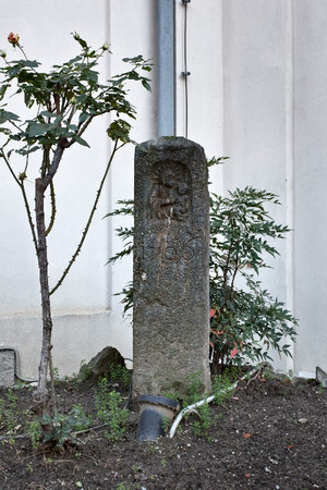 Pilone votivo del 1706 situato presso il Santuario della Consolata. Fotografia di Mattia Boero, 2010. © MuseoTorino