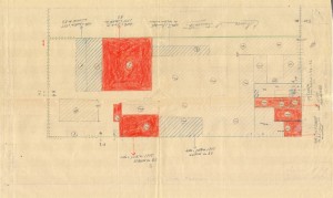 Bombardamenti aerei. Censimento edifici danneggiati o distrutti. ASCT Fondo danni di guerra inv. 769 cart. 16 fasc. 5. © Archivio Storico della Città di Torino