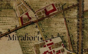 Cascina Cassotti Balbo, La Balbo. Carta Topografica della Caccia, 1760-1766 circa, © Archivio di Stato di Torino.