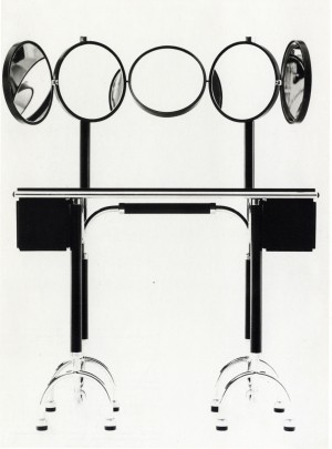 Gabetti e Isola - designer, Mobile toeletta serie Trilogia, 1970, produzione Arbo, fotografia di Riccardo Moncalvo (Archivio Gabetti&Isola, Studio Isola, Torino)