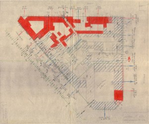 Bombardamenti aerei. Censimento edifici danneggiati o distrutti. ASCT Fondo danni di guerra inv. 1082 cart. 22 fasc. 37. © Archivio Storico della Città di Torino