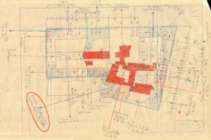 Bombardamenti aerei. Censimento edifici danneggiati o distrutti. ASCT Fondo danni di guerra inv. 447 cart. 8 fasc. 40. © Archivio Storico della Città di Torino