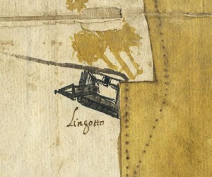 Cascina Juva, il Lingotto. Cristoforo Elia, Pianta di tutta la campagna di Miraflores, 1632. © Archivio Storico della Città di Torino