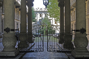 Camillo Riccio, Casa Martini e Rossi (cortile), 1873. Fotografia di Dario Lanzardo, 2010. © MuseoTorino.