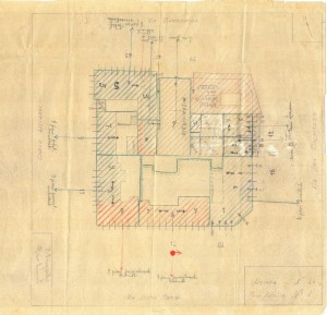 Bombardamenti aerei. Censimento edifici danneggiati o distrutti. ASCT Fondo danni di guerra inv. 46 cart. 1 fasc. 46. © Archivio Storico della Città di Torino