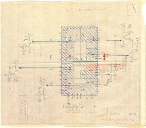 Bombardamenti aerei. Censimento edifici danneggiati o distrutti. ASCT Fondo danni di guerra inv. 271 cart. 5 fasc. 11. © Archivio Storico della Città di Torino