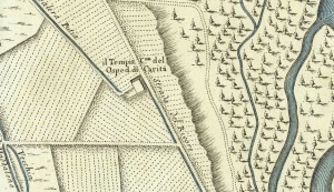 Cascina Tempia. Amedeo Grossi, Carta Corografica dimostrativa del territorio della Città di Torino, 1791, © Archivio Storico della Città di Torino