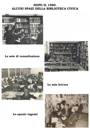 Alcuni spazi della Biblioteca civica, post 1960, pannello 9 in mostra © Biblioteche civiche torinesi