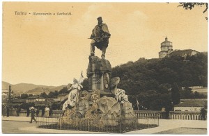 Odoardo Tabacchi, Monumento a Giuseppe Garibaldi, 1887. © Archivio Storico della Città di Torino