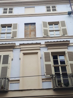 Trompe l'oeil in via Milano 20