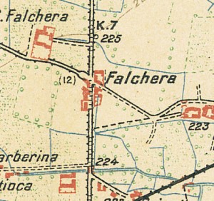 Cascina Taschera. Istituto Geografico Militare, Pianta di Torino e dintorni, 1911. © Archivio Storico della Città di Torino