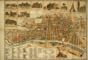 Nuova pianta di Torino, 1898. Biblioteca civica centrale, Cartografico  3/4.11.01 © Biblioteche civiche torinesi