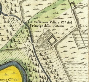 Cascina Saffarona. Amedeo Grossi, Carta Corografica dimostrativa del territorio della Città di Torino, 1791. © Archivio Storico della Città di Torino