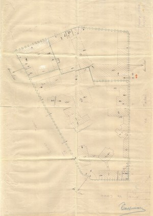 Bombardamenti aerei. Censimento edifici danneggiati o distrutti. ASCT Fondo danni di guerra inv. 668 cart. 14 fasc. 53. © Archivio Storico della Città di Torino