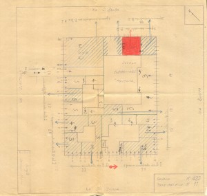 Bombardamenti aerei. Censimento edifici danneggiati o distrutti. ASCT Fondo danni di guerra inv. 422 cart. 8 fasc. 15. © Archivio Storico della Città di Torino 